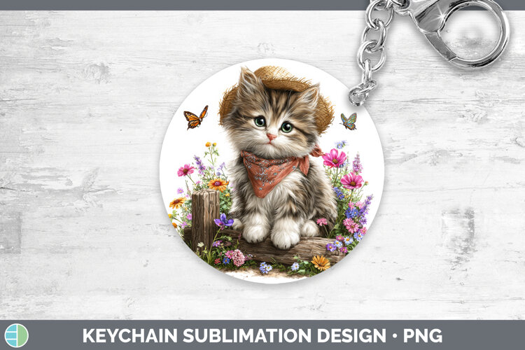 GorgeousAnimals Summer Bandana Keychain design.