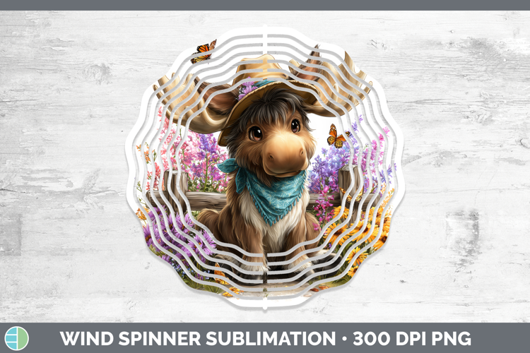 Animals Summer Bandana Moose Wind Spinner Sublimation Spinne