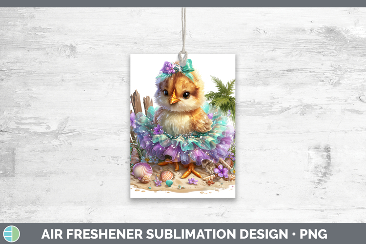 Animals Summer Beach Chicken Air Freshener Sublimation Car F