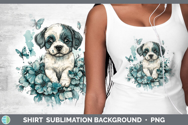 GorgeousAnimals Teal Drips Shirt design.