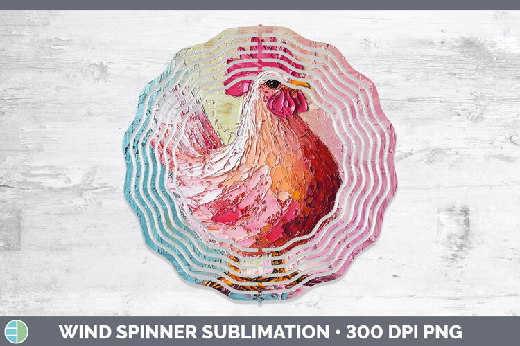 GorgeousAnimals Thick Paint Wind Spinner design.