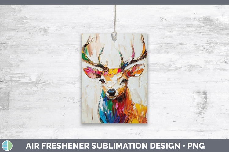 Animals Thick Paint Deer Air Freshener Sublimation Car Fresh