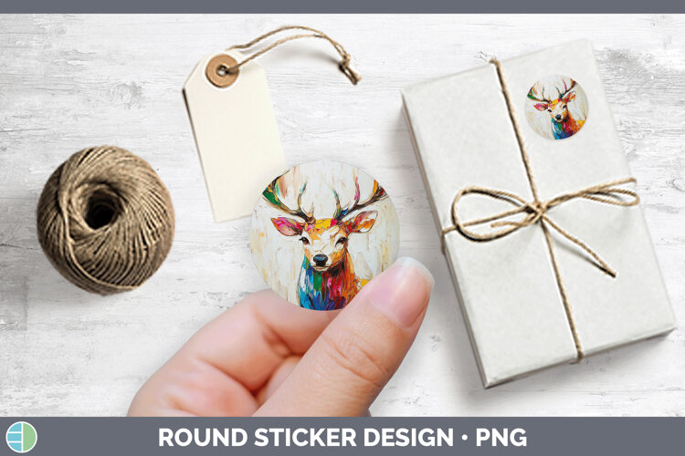 GorgeousAnimals Thick Paint Stickers design.