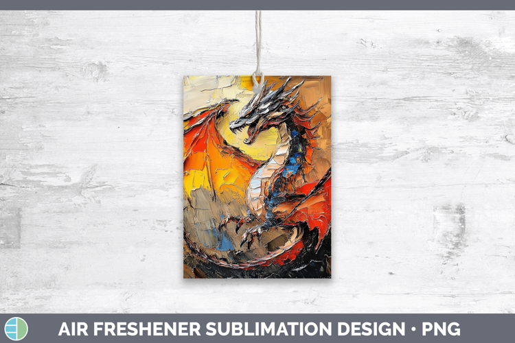 Animals Thick Paint Dragon Air Freshener Sublimation Car Fre
