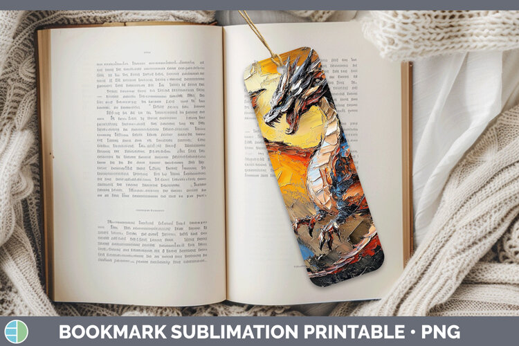 GorgeousAnimals Thick Paint Bookmark design.