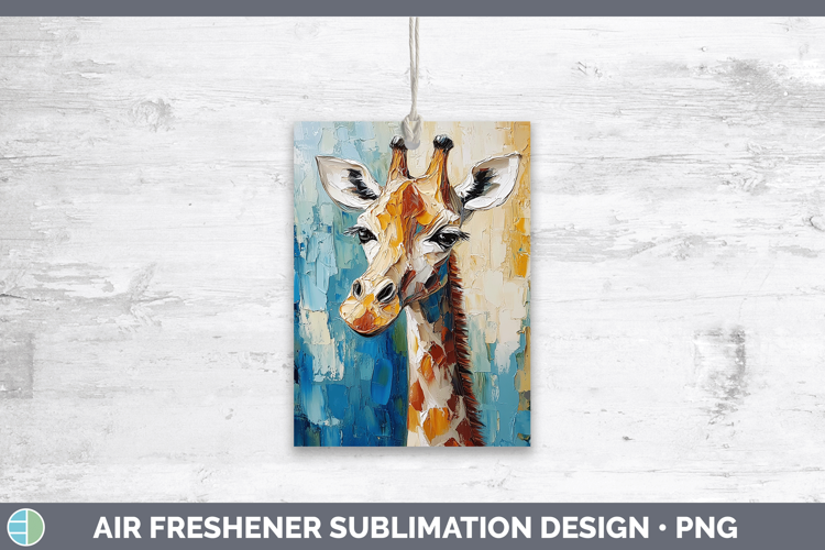 Animals Thick Paint Giraffe Air Freshener Sublimation Car Fr