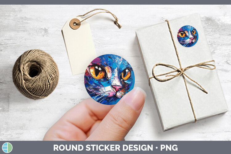GorgeousAnimals Thick Paint Stickers design.