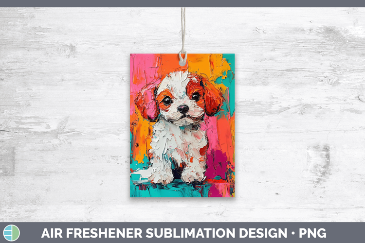 Animals Thick Paint Puppy Air Freshener Sublimation Car Fres