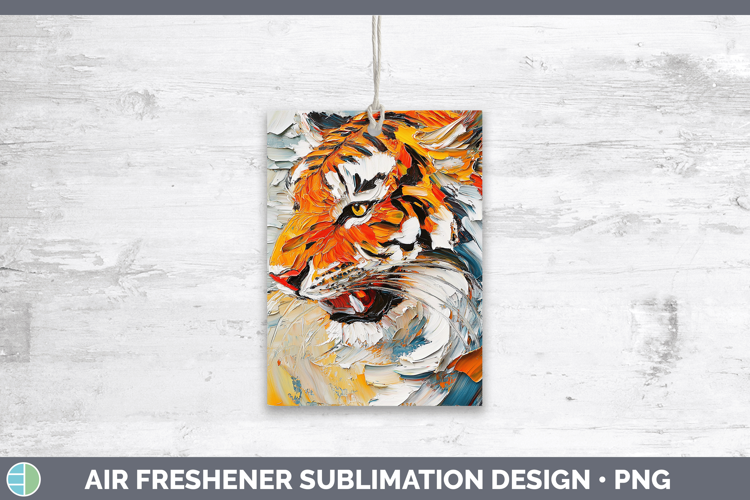 Animals Thick Paint Tiger Air Freshener Sublimation Car Fres