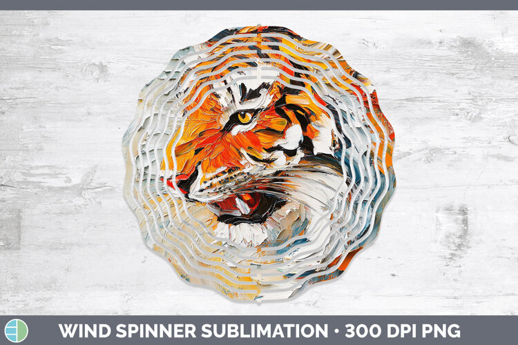 GorgeousAnimals Thick Paint Wind Spinner design.