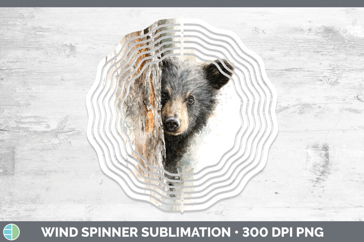 GorgeousAnimals Tree Peek Wind Spinner design.