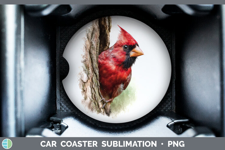 GorgeousAnimals Tree Peek Car Coaster design.