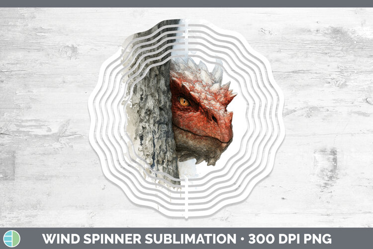 GorgeousAnimals Tree Peek Wind Spinner design.