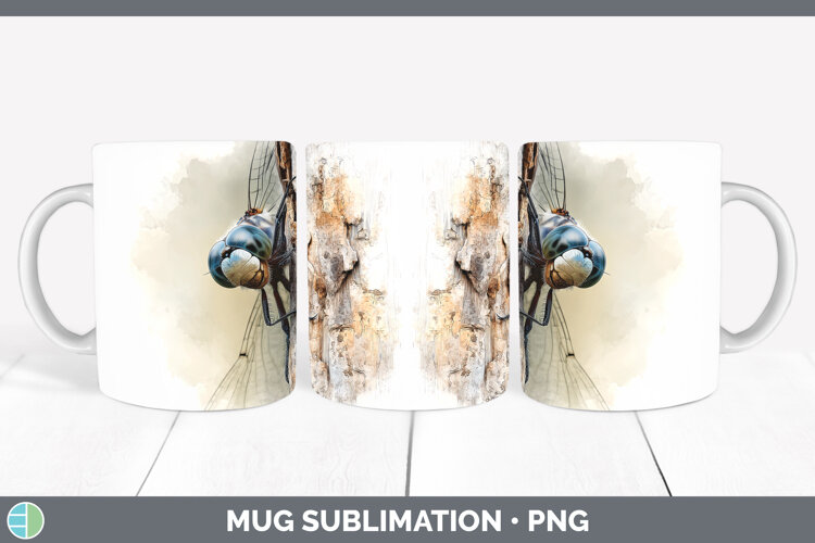 GorgeousAnimals Tree Peek Mug Wrap design.
