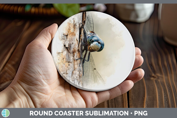 GorgeousAnimals Tree Peek Round Coaster design.