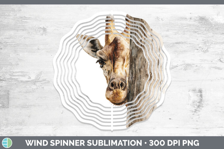 GorgeousAnimals Tree Peek Wind Spinner design.