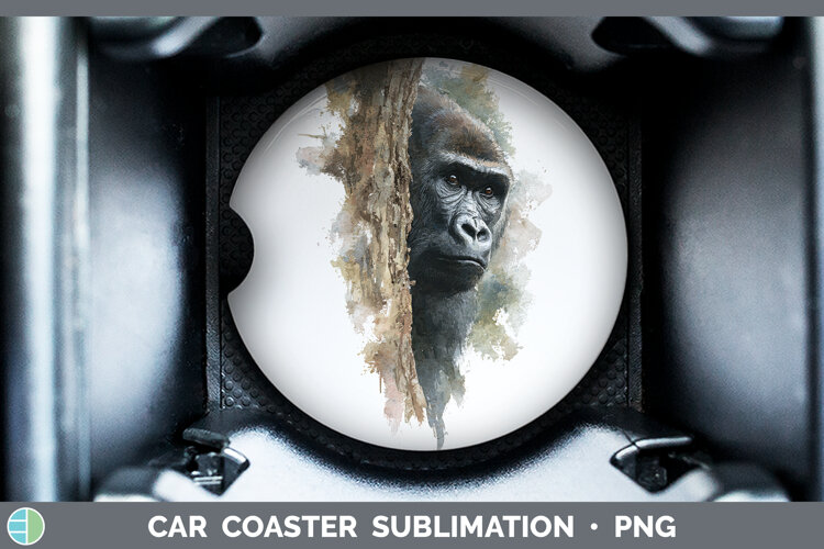 GorgeousAnimals Tree Peek Car Coaster design.