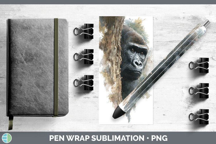 GorgeousAnimals Tree Peek Pen Wrap design.