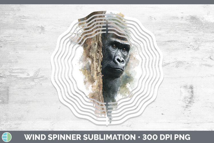 GorgeousAnimals Tree Peek Wind Spinner design.