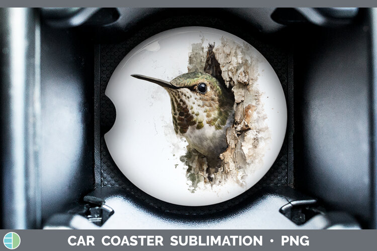 GorgeousAnimals Tree Peek Car Coaster design.