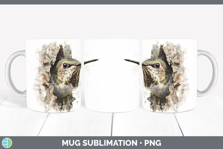 GorgeousAnimals Tree Peek Mug Wrap design.