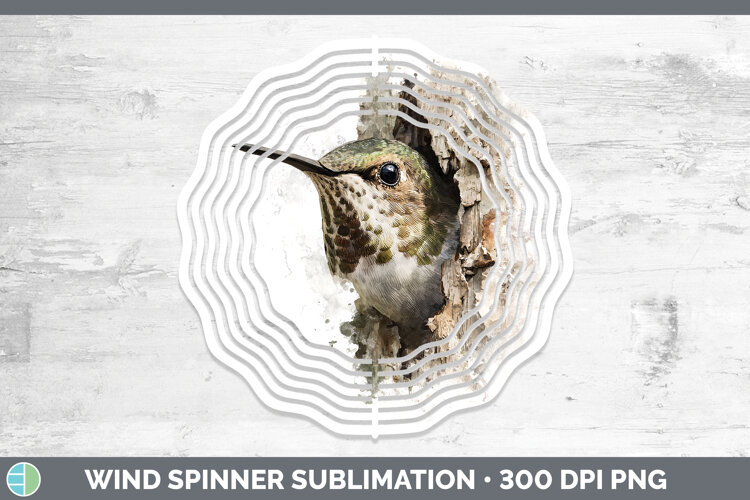 GorgeousAnimals Tree Peek Wind Spinner design.