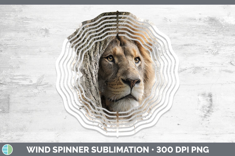 GorgeousAnimals Tree Peek Wind Spinner design.
