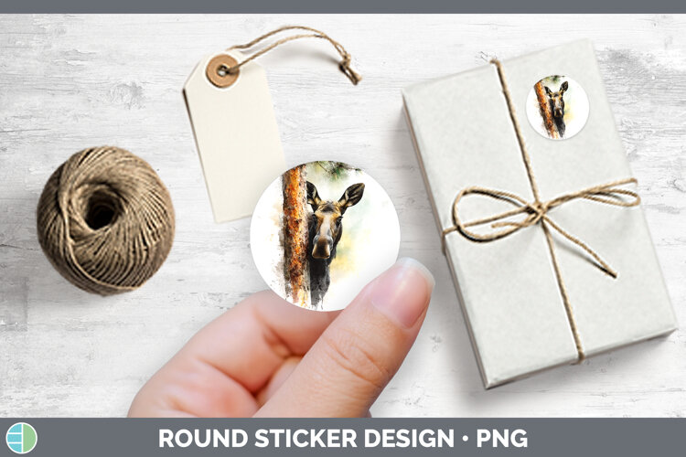 GorgeousAnimals Tree Peek Stickers design.