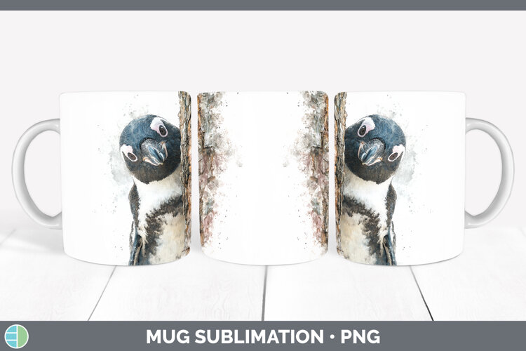 GorgeousAnimals Tree Peek Mug Wrap design.