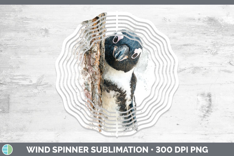 GorgeousAnimals Tree Peek Wind Spinner design.