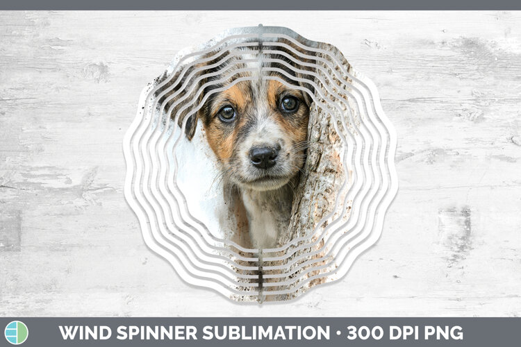 GorgeousAnimals Tree Peek Wind Spinner design.