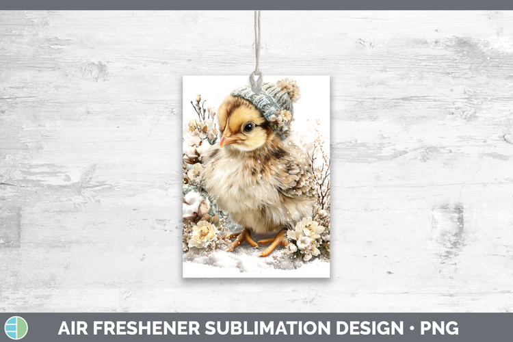 Chicken Animals Winter Knit Hat Air Freshener Sublimation De