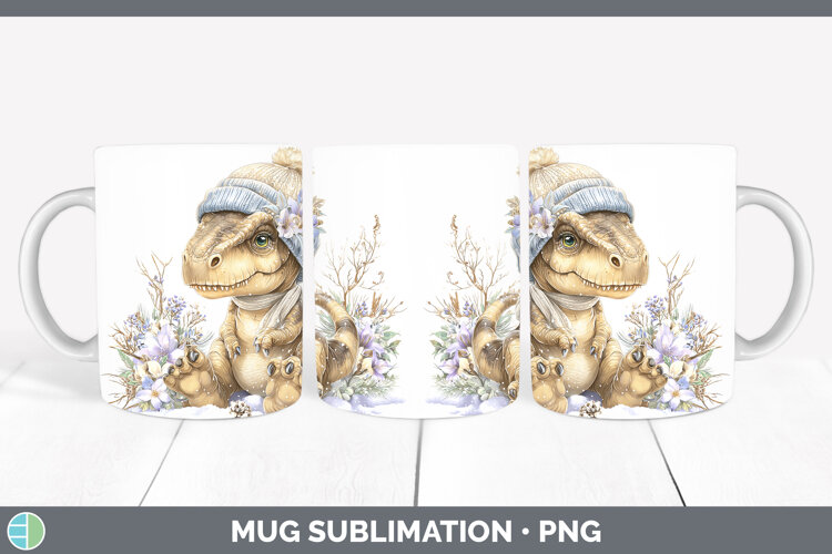 GorgeousAnimals Winter Knit Hat Mug Wrap design.