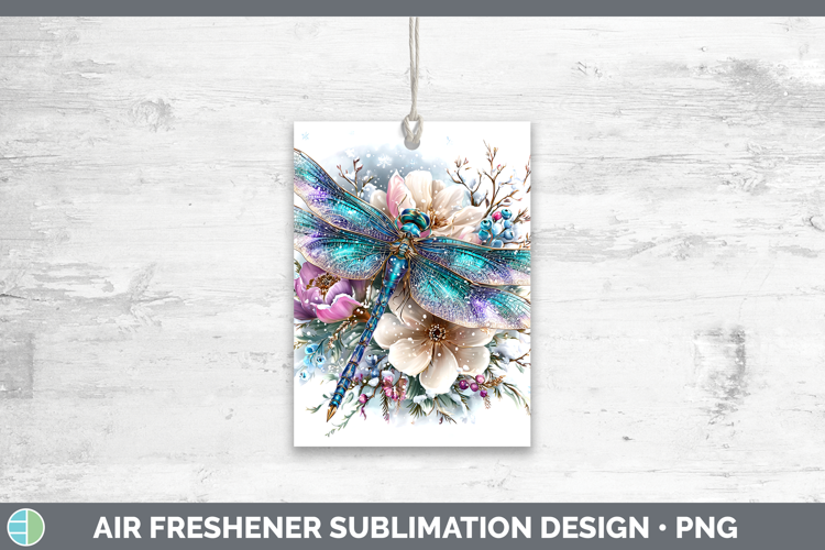 Dragonfly Animals Winter Knit Hat Air Freshener Sublimation