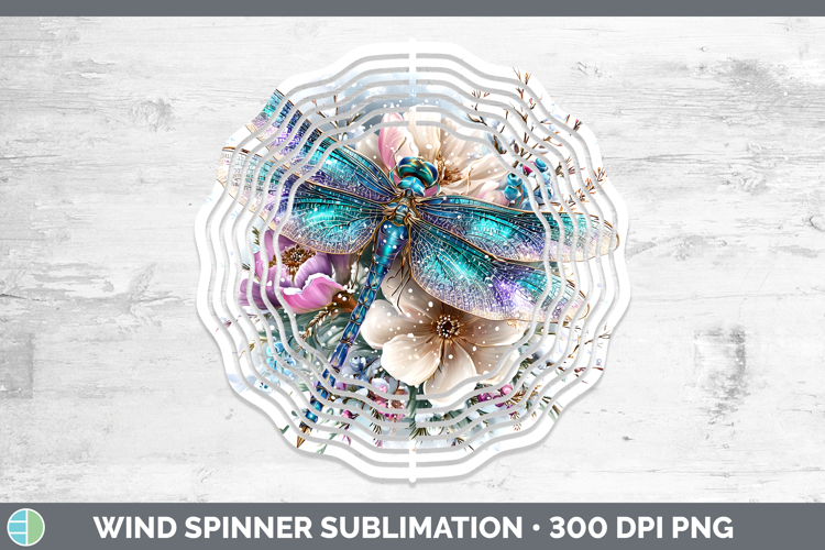 Dragonfly Animals Winter Knit Hat Wind Spinner Sublimation D