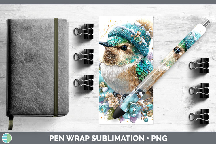 GorgeousAnimals Winter Knit Hat Pen Wrap design.