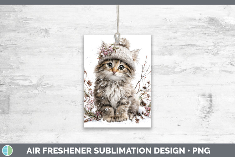 GorgeousAnimals Winter Knit Hat Air Freshener design.