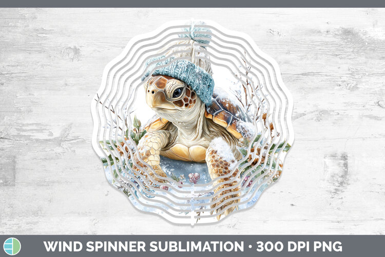 GorgeousAnimals Winter Knit Hat Wind Spinner design.