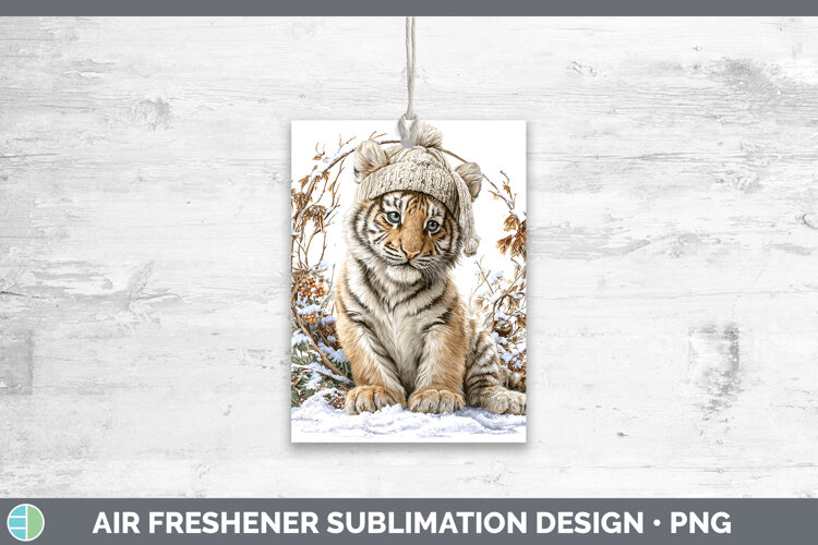 GorgeousAnimals Winter Knit Hat Air Freshener design.