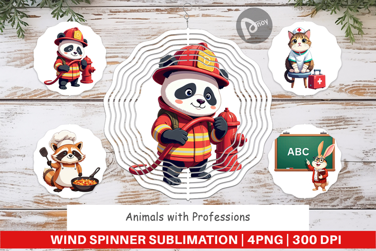 Wind Spinner Career Animals