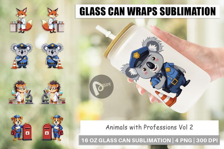 Glass Can Career Animals