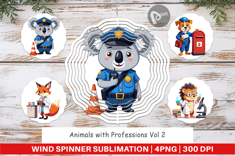 Wind Spinner Career Animals