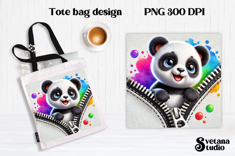 Animal tote bag PNG design | Cute animal pillow sublimation