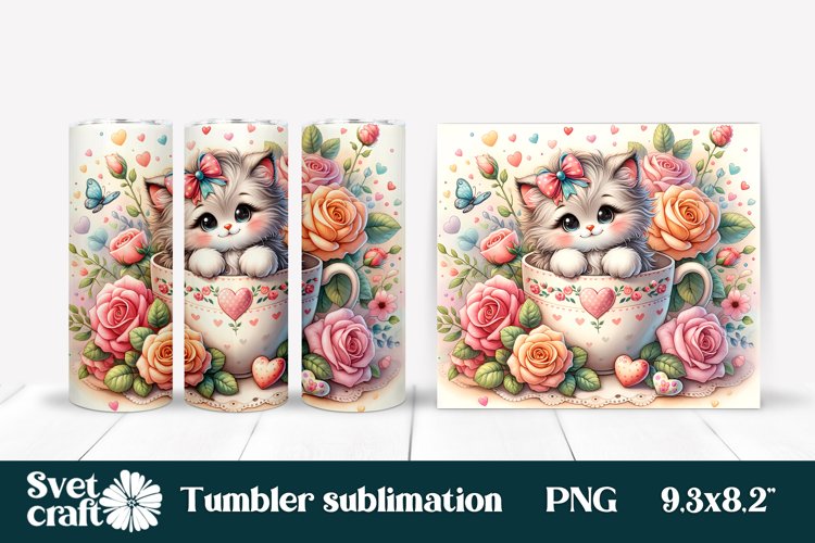 20 Oz Sublimation Tumbler Wrap Image 9