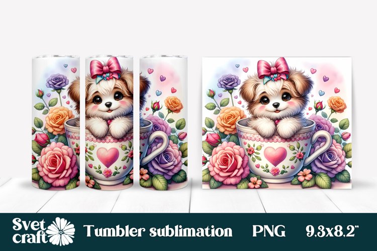 20 Oz Sublimation Tumbler Wrap Image 8
