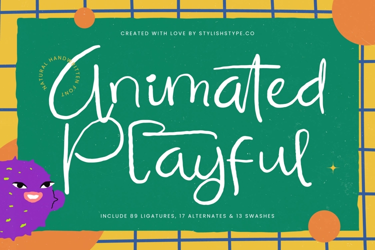 Animated Playful - Natural Handwritten Font