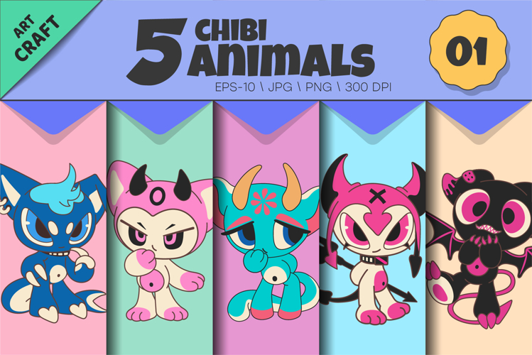 Anime character set 01. Tshirt, PNG.