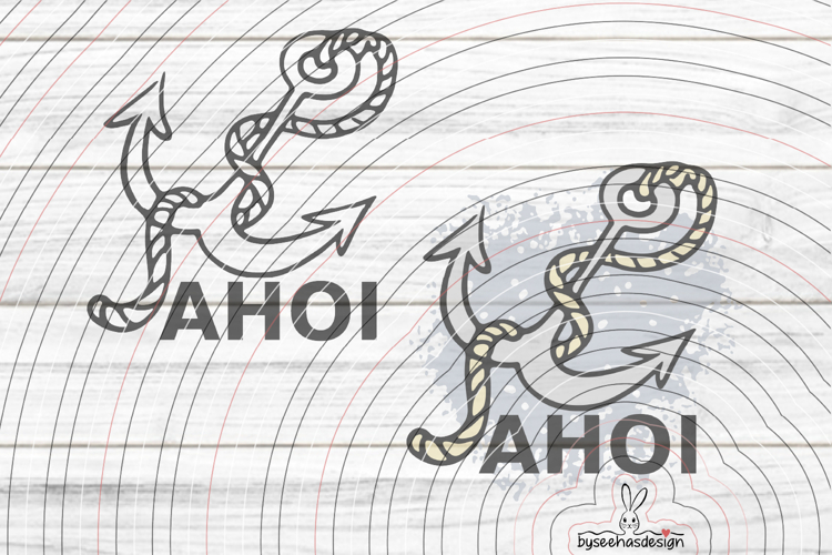 Anchor cutting file SVG DXF
