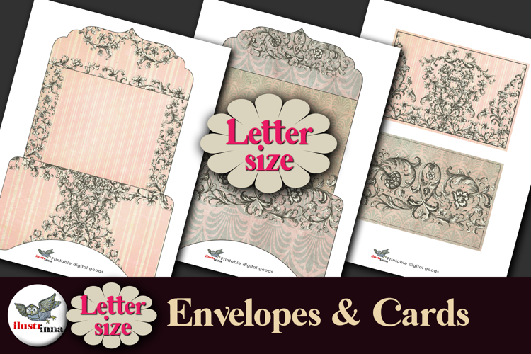 Vintage Baroque Cards & Envelopes Letter Kit