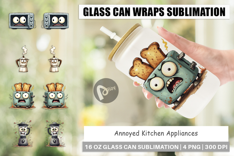 Annoyed Appliances Glass Can